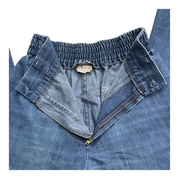 Vintage Ms. Paquette High-Rise Flare Jeans | Elastic Waist | Wide Leg | Size S - Picture 5 of 10